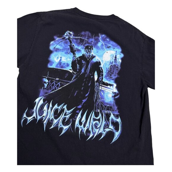 JUICE WRLD Fighting Demons 999 Club Rap Music Band T Shirt Mens Large - Picture 3 of 5